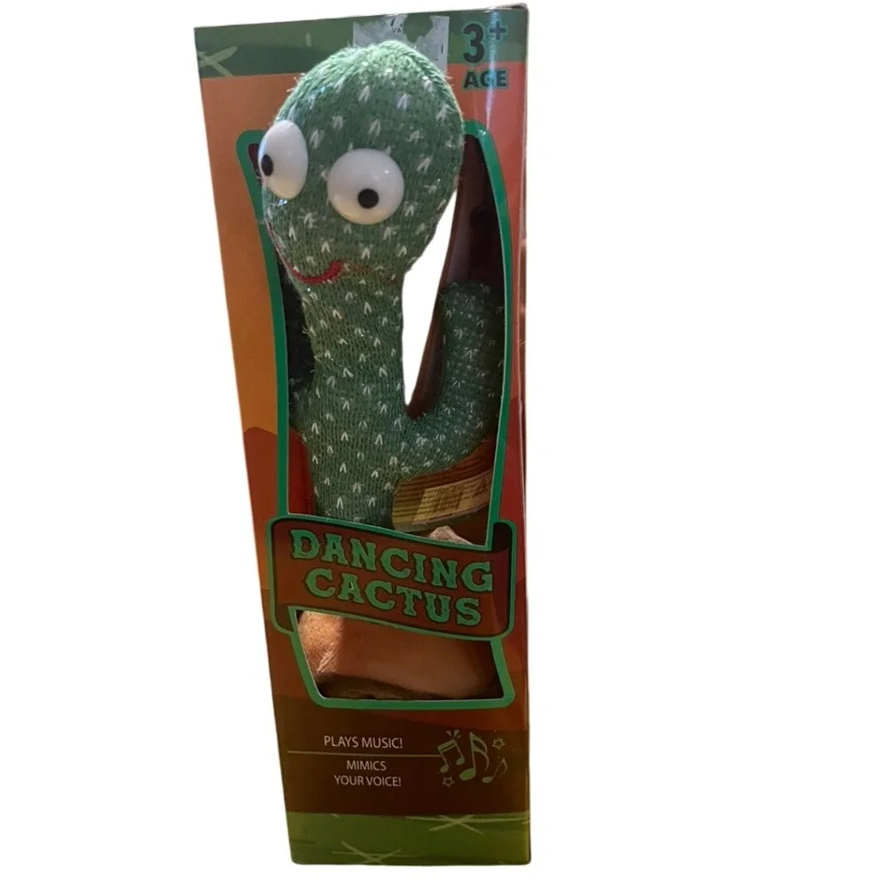 Dancing Cactus Toy That Sings‎ & Mimics - Animated Plush w/ Music!